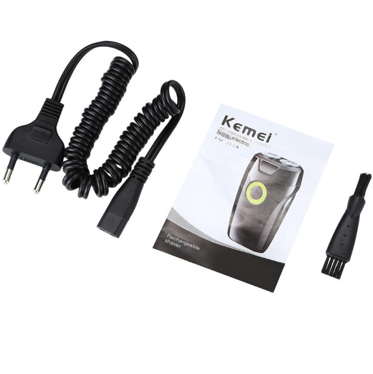 Afeitadora Eléctrica Rotativa de Doble Cabezal KM-202A