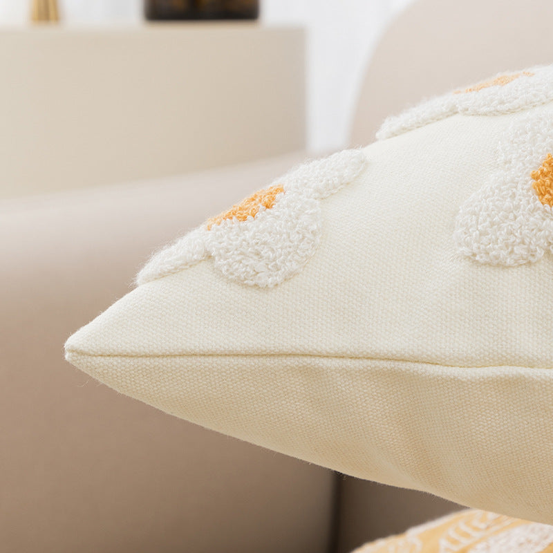 Cojín Decorativo Bordado Estilo Nórdico para Sofá