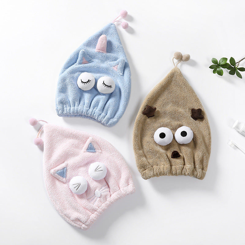 Gorro Secador de Pelo con Diseño de Caricatura para Mujer