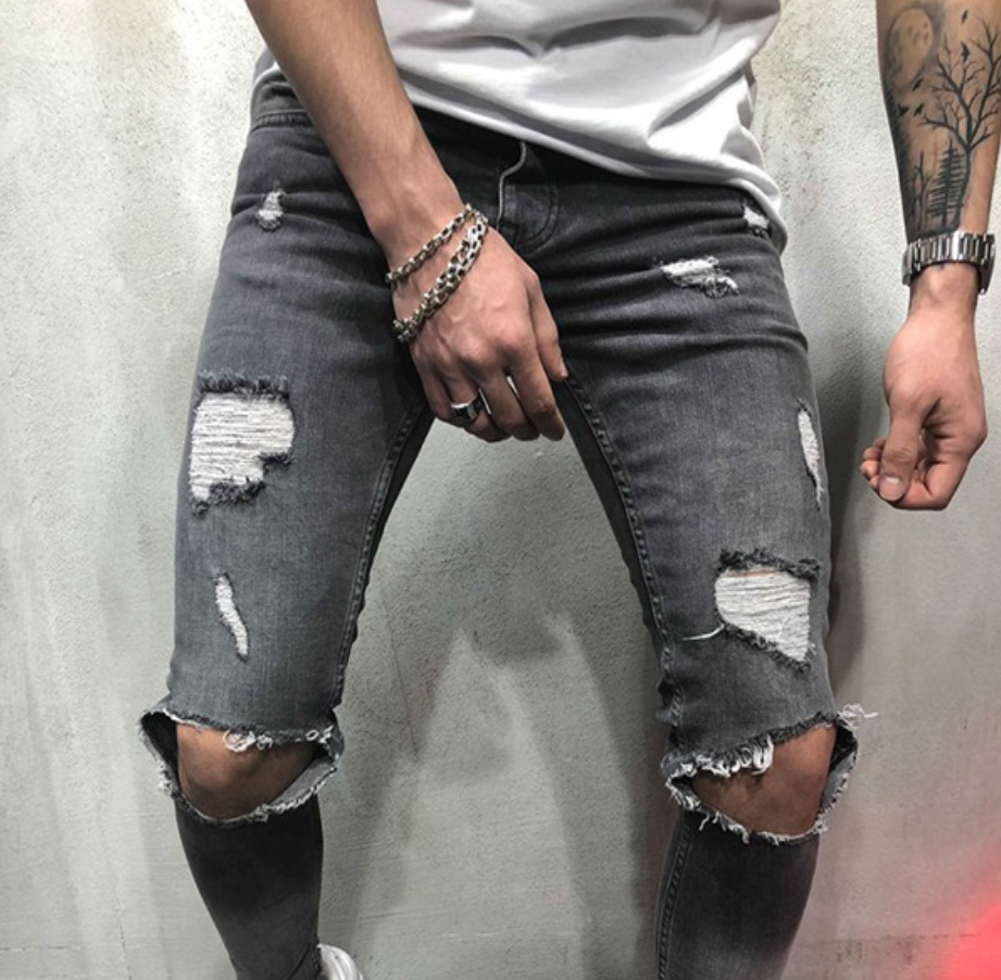 Pantalón Vaquero Ajustado para Hombre