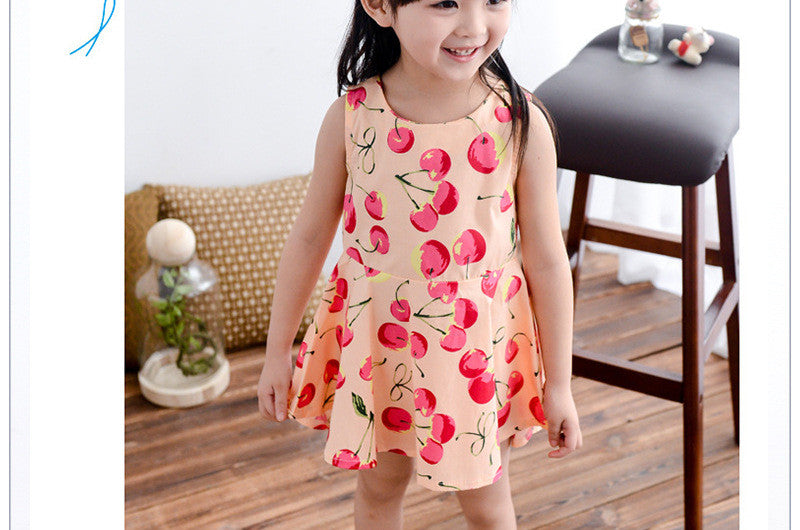 Vestido Tipo Pichi sin Mangas para Niñas
