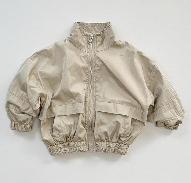 Chaqueta Protectora Solar de Color Sólido a la Moda para Niños