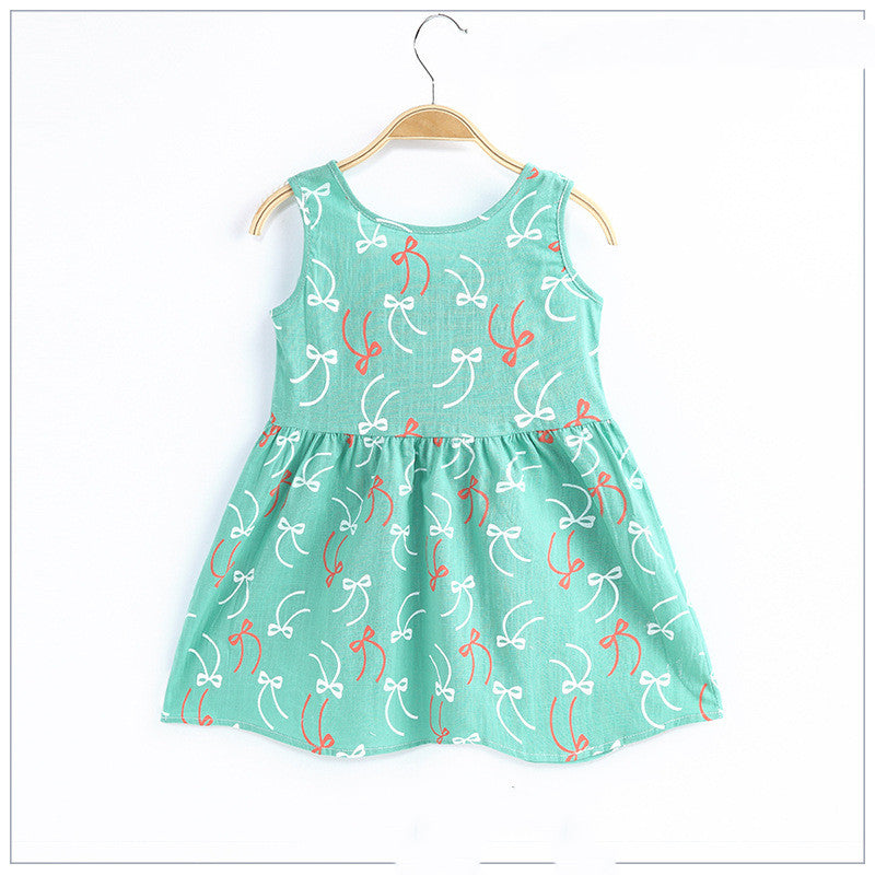 Vestido Tipo Pichi sin Mangas para Niñas