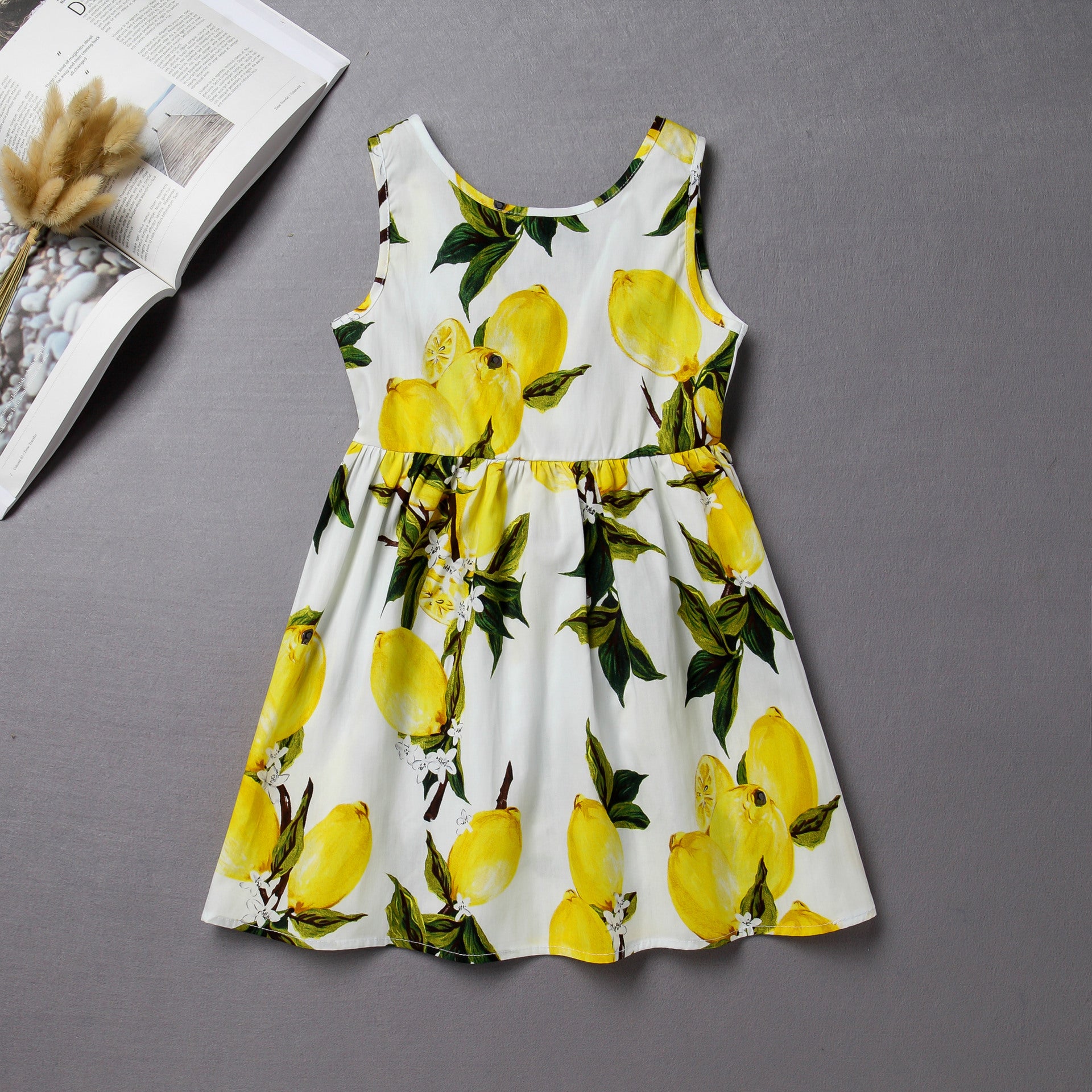 Vestido Tipo Pichi sin Mangas para Niñas