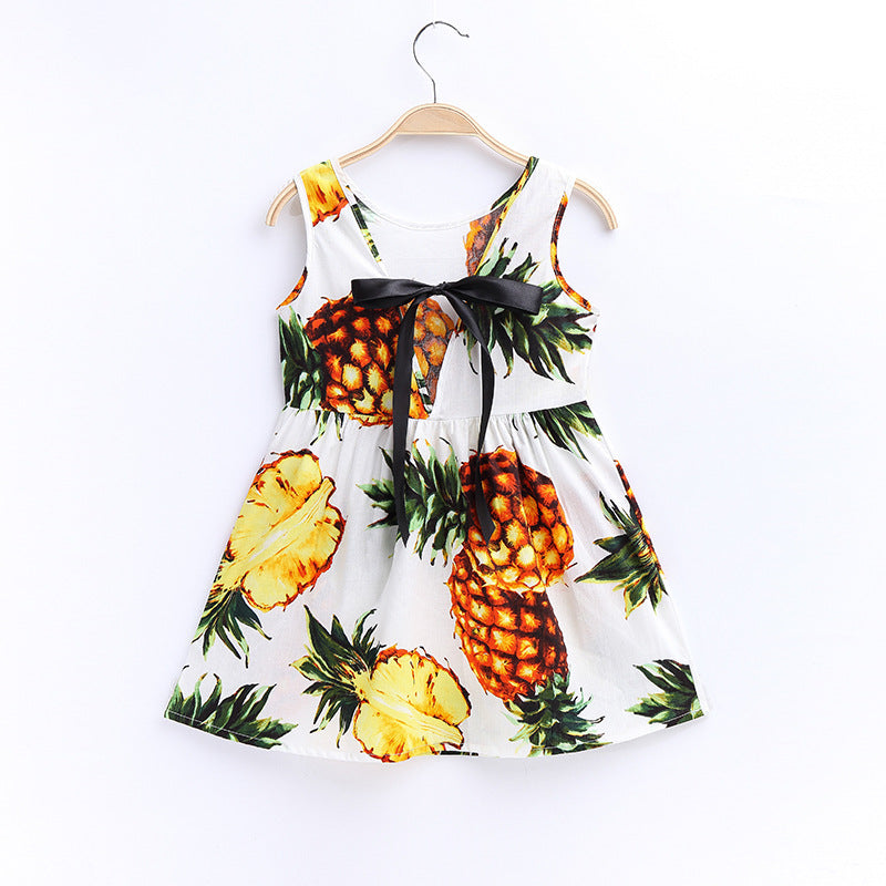 Vestido Tipo Pichi sin Mangas para Niñas