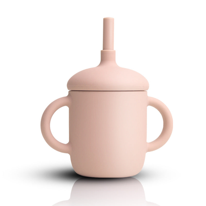 Vaso de Silicona con Pajita para Bebé – Resistente a Caídas y Altas Temperaturas