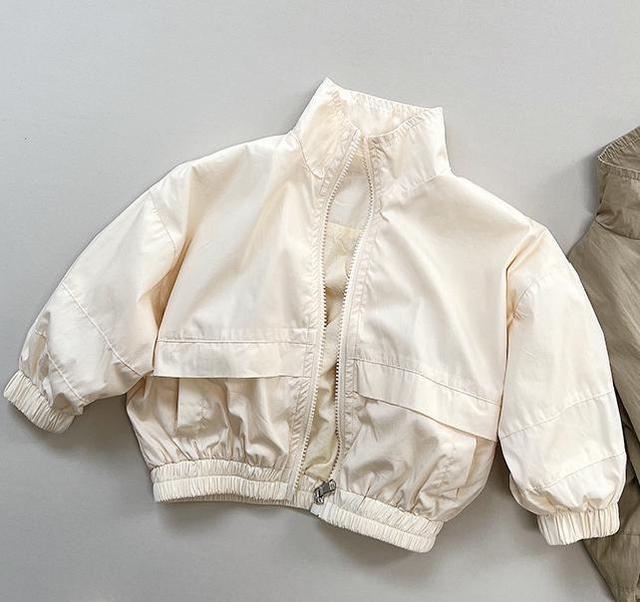 Chaqueta Protectora Solar de Color Sólido a la Moda para Niños