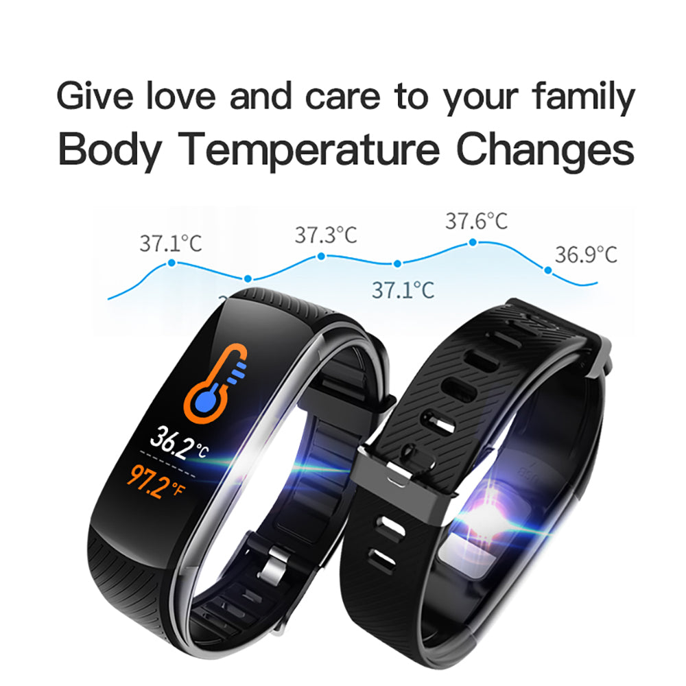 Pulsera de Actividad Impermeable con Ritmo Cardíaco y Presión Arterial
