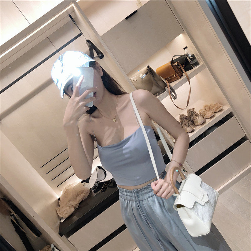 Cami Top and Wide Leg Pants Set (Two-Piece)