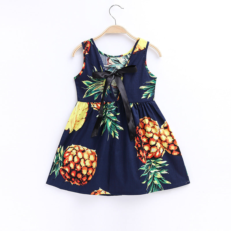 Vestido Tipo Pichi sin Mangas para Niñas
