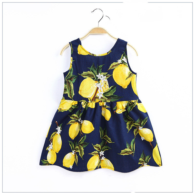 Vestido Tipo Pichi sin Mangas para Niñas