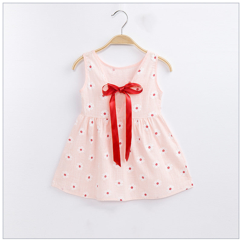 Vestido Tipo Pichi sin Mangas para Niñas