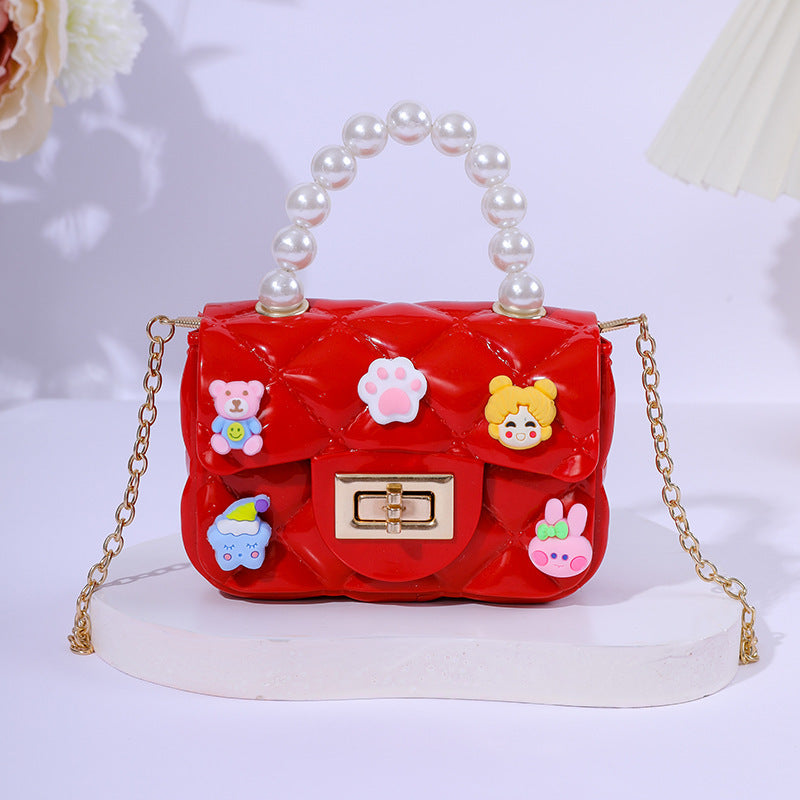 Mini Bolso Bandolera de Gelatina Hecho a Mano para Niños