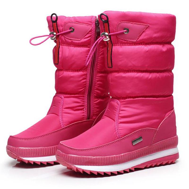 Botas de Nieve Impermeables y Abrigadas para Mujer (Tallas Grandes)