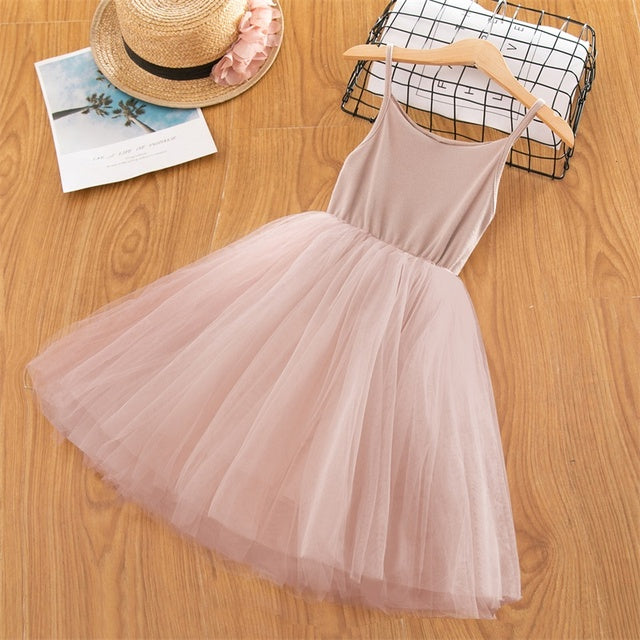 Lindo Vestido de Princesa con Lentejuelas para Niñas - Fiesta
