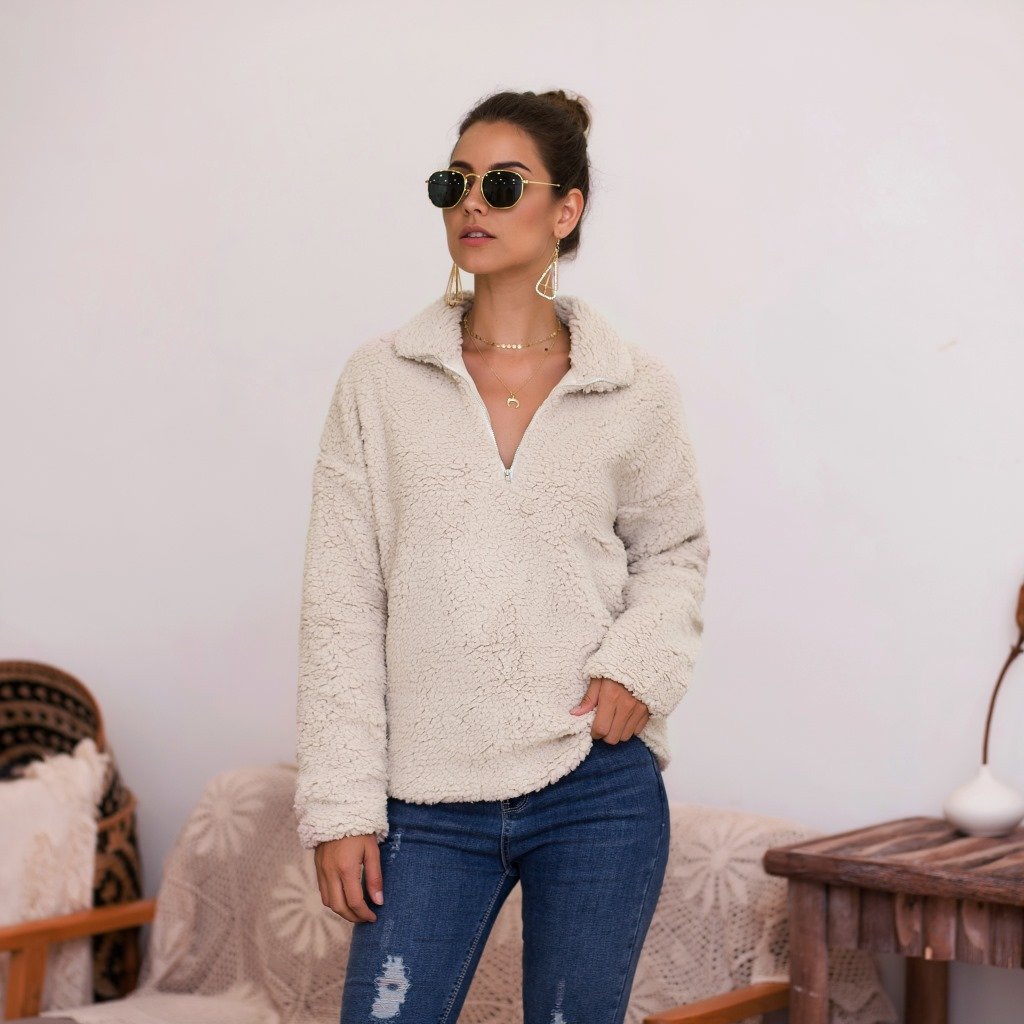 Suéter Top de Felpa para Mujer