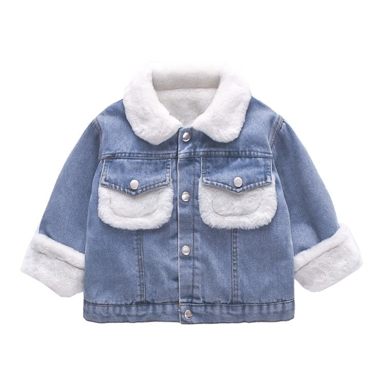 Chaqueta Vaquera de Cachemira de Cordero