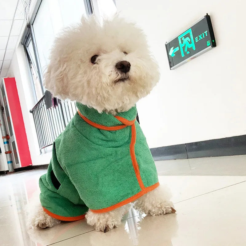 Albornoz Toalla de Secado Rápido para Mascotas