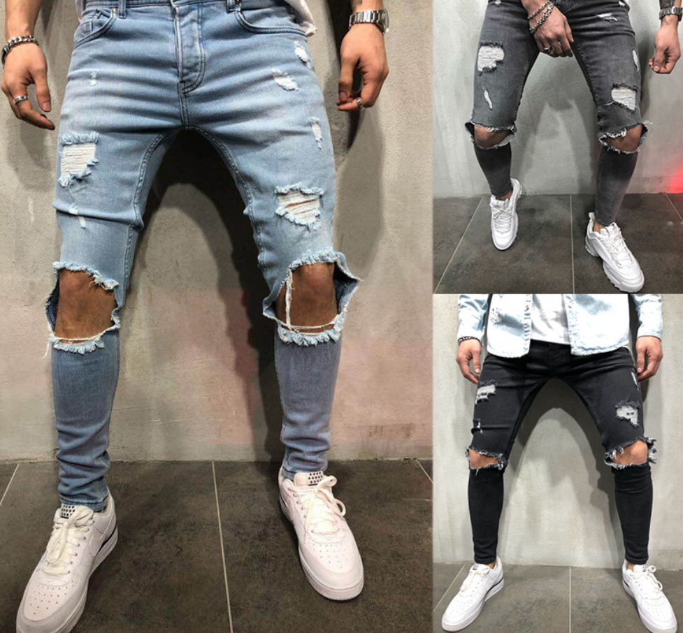 Pantalón Vaquero Ajustado para Hombre