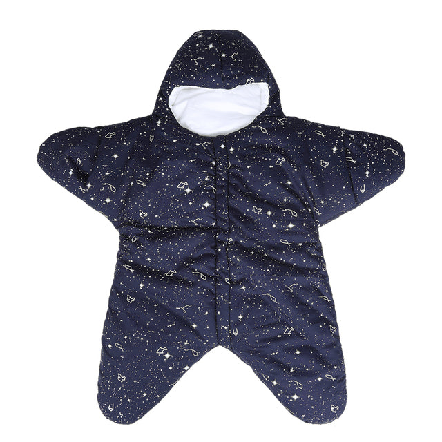 Saco de Dormir Manta para Bebé con Diseño de Estrella de Mar para Invierno