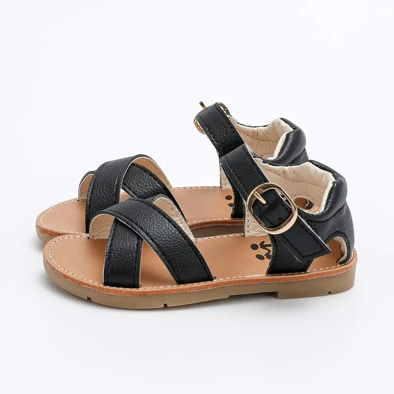 Sandalias de Cuero Elegantes y Duraderas para Bebés y Niños