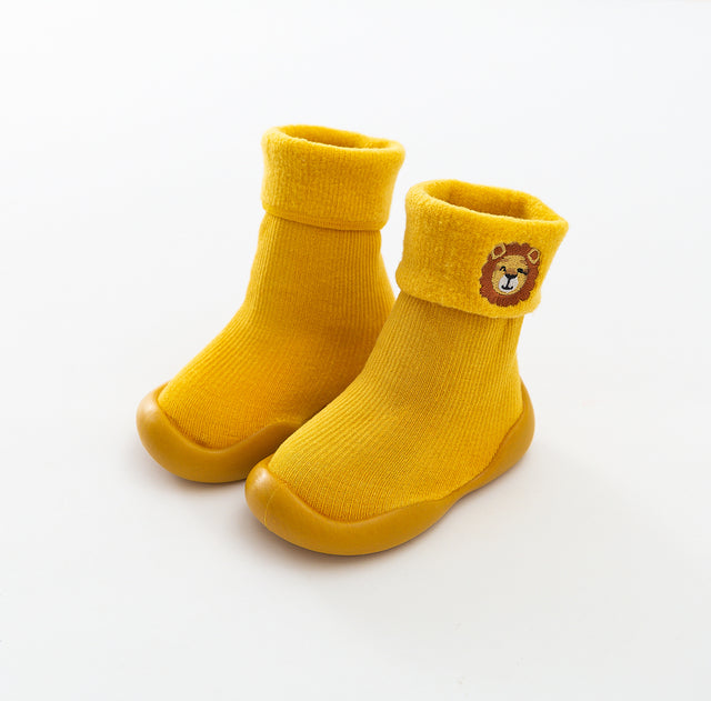 Zapatos Calcetines Bordados Cálidos de Invierno para Bebés