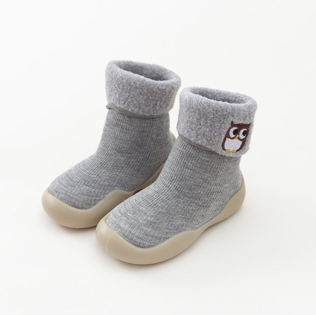Zapatos Calcetines Bordados Cálidos de Invierno para Bebés